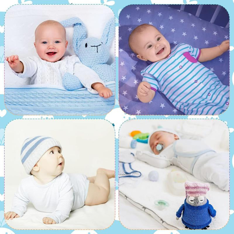 8 Pack Baby Belly Button Bands – Soft Cotton Umbilical Cord Belly Wraps with Cute Cartoon Patterns, Breathable Unisex Infant Belly Bands for Newborns 0–12 Months